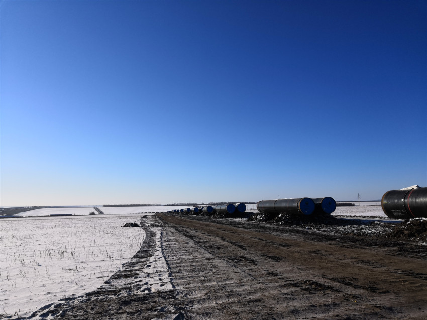 熊谷管道自動焊機大慶施工現場