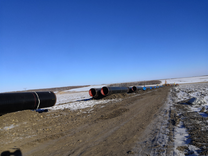 熊谷管道自動焊機大慶施工現場