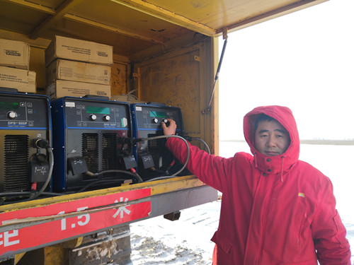 熊谷管道自動焊接設備中俄東線施工